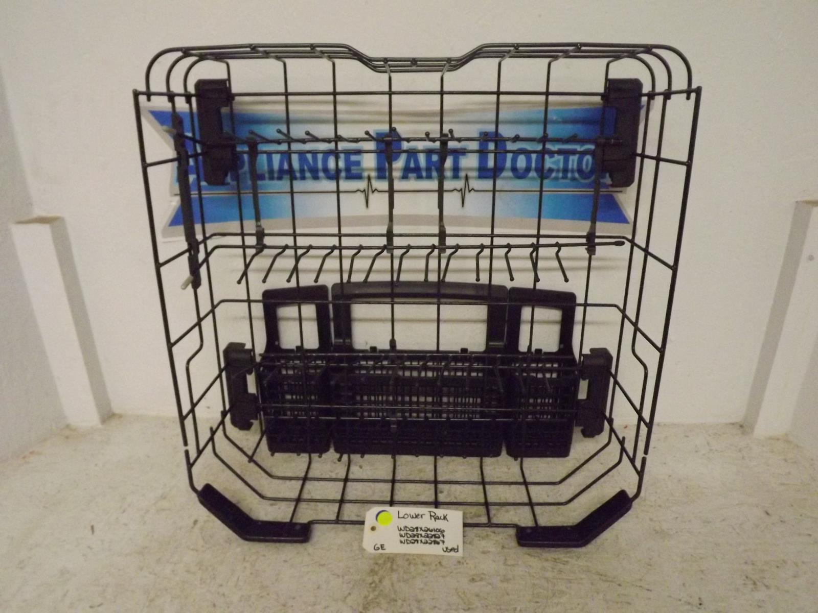 GE Dishwasher WD28X26106 WD28X22827 WD28X22867 Lower Rack Used GE Dishwasher WD28X26106 WD28X22827 WD28X22867 Lower Rack Used